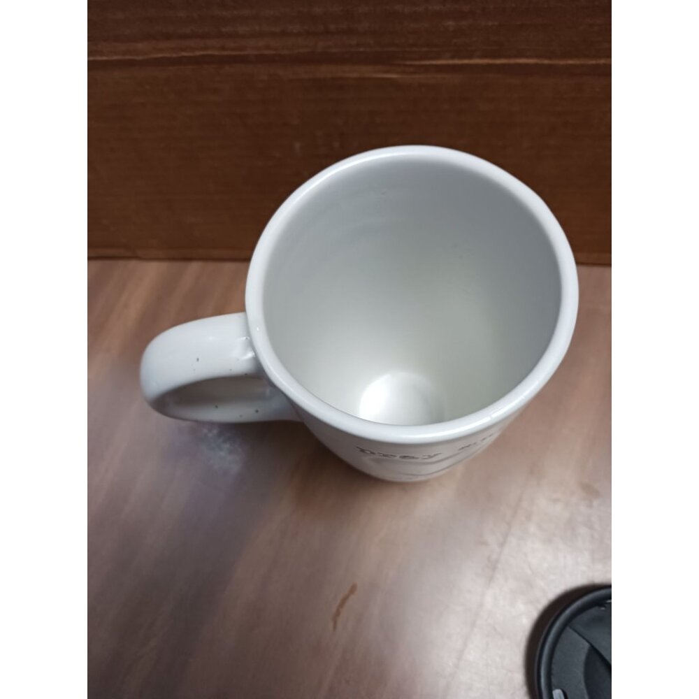 Tall Coffee Cup Mug With Lid "Pray more worry less" - Picture 4 of 6